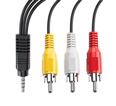 Av Cable,Camcorder Av Cable, 3.5mm to RCA Camcorder AV Audio Video Output Cable for TV,Camcorder,Smartphones,MP3, Tablets,Speakers,Home Theater - 5ft