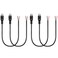 Bolvek 4 Pack RCA Female to Speaker Wire, RCA Female Plug Adapter Connector to Bare Wire Open End Audio Cable for Amplifier Audio Video Receiver Speakers