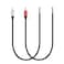 sovunis 2Packs Speaker Wire RCA Audio Both Male Plug Jack Connector Adapter to Bare Wire Open End Pigtail Audio Video Lotus Plug Repair Cable for Amplifier, Receiver, Speakers, etc.