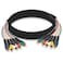 MEIRIYFA 5-RCA Male RGB Component Audio Video Cable,5-RCA Male to 5RCA Male Gold Plated Cable for DVD,TV/HDTV, VCR's, CD Players VCR, Camcorder, Projector&iuml;&frac14;&circ;1.5M&iuml;&frac14;&permil;