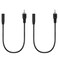 Bolvek 2 Pack 3.5mm 1/8" TS Mono Female to RCA Male Plug Jack Adapter Connector Converter Cable Cord for Speaker Subwoofer Audio Video Receiver