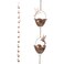 TZSSP Rain Chains Decorative Rain Chain Bell, 8-1/2 Length, Bird