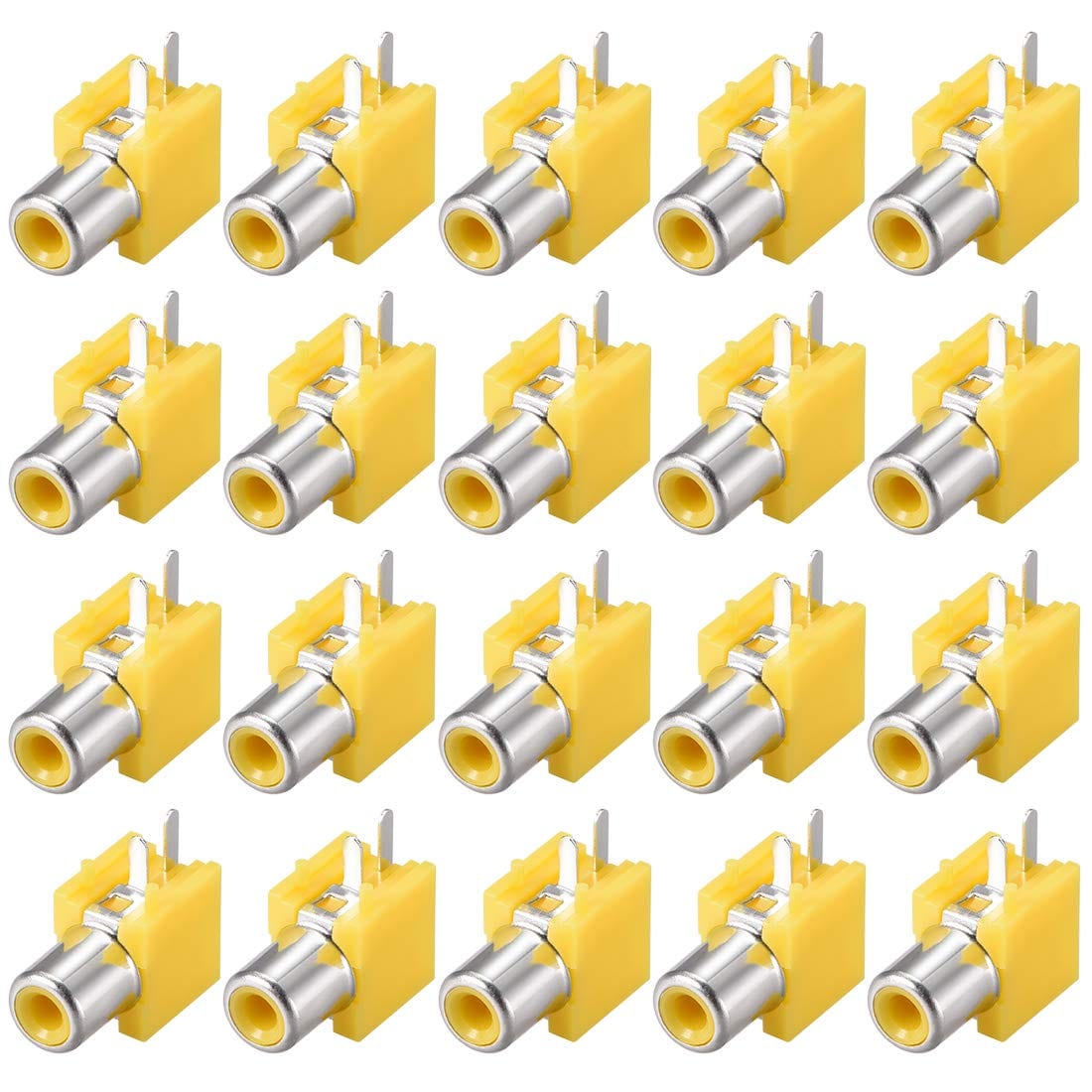 يو إكس سيل Uxcell Pcb Panel Mount Single Rca Socket Female Jack