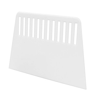 Plastic Putty Knife, 7 Inch Scraper Tool, Flexible Spackle Spreader Smoothing Tool for Paint, Wall Paper Treatment, Windshield, Drywall, Decals, Patching, Painting, White