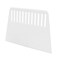 Plastic Putty Knife, 7 Inch Scraper Tool, Flexible Spackle Spreader Smoothing Tool for Paint, Wall Paper Treatment, Windshield, Drywall, Decals, Patching, Painting, White