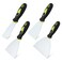 LEONTOOL 4 Pack Putty Knife Scraper Tool 1.5" 3" 4" 6" Stainless Steel Paint Scraper Spackle Knife Set for Repairing Drywall, Removing Wallpaper, Mud, Plaster Scraping, Drywall Tools Taping Knife Tool