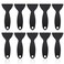 10 PCS Plastic Scraper Plastic Spatula Paint Scrapers Flexible Resin Scraper Plastic Putty Knife Air Bubble Remover Paint Scraper Tool Wallpaper Remover for Spackling Patching Decal Resin Removal