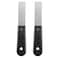 uxcell Putty Scraper 1" Spatula Drywall Repair Spreader Stainless Steel Blade Black Handle 2Pcs