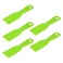 uxcell Putty Scraper 2" Plastic Flexible Putty Knives Disposable Spreader for Taping Drywall Wall Painting Green 5pcs
