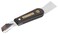 Edward Tools ProSource 2-in-1 Glazing Tool - Multi Use Tool for Scraping &amp; Applying Push Style Glaziers Points - Polished High Carbon Steel - Solvent Proof Nylon Handle - 7 1/2" Long