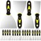 WILLBOND 16 Pcs Putty Knife Scraper Set, 2" 3" 4" 5" Stainless Steel Putty Knife Set, Paint Scraper, Scraper Tool, No Rusting for Paint Scraper, Drywall Mud, Applying Putty, Taping, Scraping Paint
