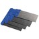 Urjumpea 4-Piece Stainless Steel Spackle Putty Multipurpose Use Knives Metal Scraper for Wall Decoration Hand Tools