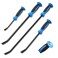 Pry Bar Set, Heavy Duty Pry Bar 4-Piece Mechanic Hand Tools, w/ 8, 12, 18 and 24-inch Pry Bars,Thicker Strike Cap Handle, pry bar Tools for First Responders and Firefighters