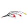 HQPARRTS XT91920A AV RCA Harness RCA Cord Assembly Harness Compatible with Pioneer DMH-160BT, DMH-1700NEX, DMH-1770NEX, DMH-W2700NEX, DMH-W2770NEX