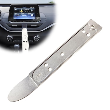 4140 Pry Tool Stainless Steel Pry Bar Trim Removal Tool, Car Trim Removal Tool, Pocket Mini Pry Bar, Auto Trim Removal Kit Tool Pry Bar for Panels and Trim Interior and Exterior for Plane