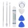 MECCANIXITY 8 in 1(Type B) Spudger Crowbars Opening Pry Tool Set Curved Pry Blade Electronics Repair Tools Kit for Cellphone Laptop PC Tablet