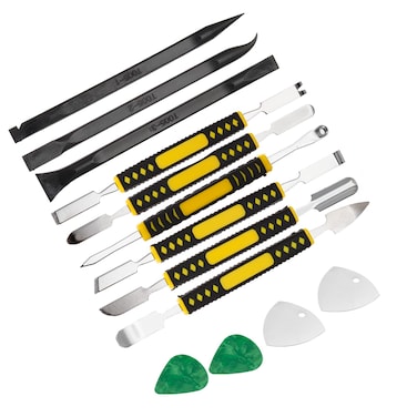 HARFINGTON 13pcs Pry Bar Metal Pry Bar Set, Stainless Steel Mini Pry Bar Disassemble Tools Kit for Screen Glue Removal