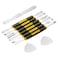 HARFINGTON 9pcs Pry Bar Metal Pry Bar Set, Stainless Steel Mini Pry Bar Disassemble Tools for Screen Glue Removal