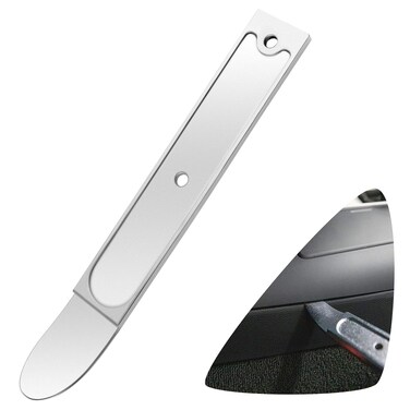 IHOTDER Car Pry Bar Tool,Multipurpose Stainless Steel Mini Pry Bar Auto Trim Removal Tool with Ergonomic Handle,Universal 4140 Pry Tool Door Panel Removal Tool for Dismantle Car Accessories