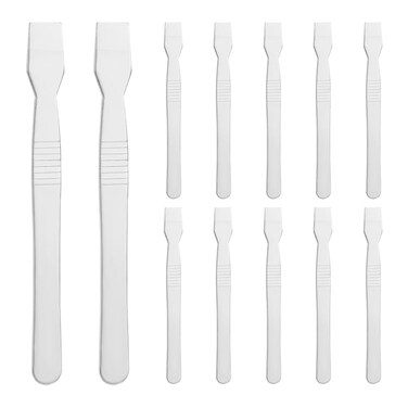 UNICRAFTALE 12pcs Opening Pry Repair Tools Stainless Steel Crowbar Cleaning Blade Flat Head Metal Pry Tool for Repairing Phone Tablet LCD Screens Prying DIY Opening Repair Tool Kit