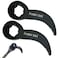 Pcmursal 2 Pack Pry Bar Wrench Adaptor Head, Crowbar Adapter Head Tool 3/8, Ratchet Pry Bar Adapter, Ratchet Pry Bar Attachment, Compact Crowbar Ratchet Adapter Only, 3/8 Drive Pry Tool