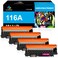 LeciRoba Compatible 116A Toner Cartridge Replacement for HP 116A for HP Color Laser 150 Series, Color Laser MFP 178, 179 Series Printer (4-Pack, W2060A W2061A W2062A W2063A)