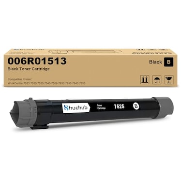 006R01513 Black Toner Cartridge Replacement for Xerox WorkCentre 7525 7530 7535 7545 7556 7845 7835 7830 7855 7970 Printer - 26000 Pages