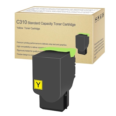 C310 006R04359 Yellow Standard Yield Toner Cartridge Compatible with Xerox C310 C315 Printers, (2,000 Pages)