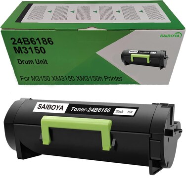 SAIBOYA 24B6186 M3150 Toner Cartridge Black Remanufactured XM3150 Toner Compatible for M3150 XM3150 XM3150h Printers,16000 Pages