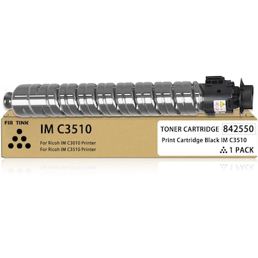 FIRSTINK IM C3010 IM C3510 Black Toner Cartridge Remanufactured 842550 Toner Cartridge Black Replacement for IMC3510 IMC3010 Printer(1-Pack)