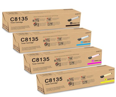 Extra High-Yield Toner Cartridge Replacement for Xerox AltaLink C8130 C8135 C8145 C8155 C8170 Printer for Xerox 006R01746 006R01747 006R01748 006R01749, Black:59,000 Pages,Color:21,000 Pages