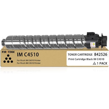 FIRSTINK IM C4510 IM C6010 Black Toner Cartridge Remanufactured 842526 Toner Cartridge Black Replacement for Lanier Savin IMC4510 IMC6010 IMC5510 IMC7010 Printer(1-Pack)