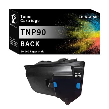 ZHINGUAN Remanufactured TNP-90 TNP-91 TNP90 TNP91 Toner Cartridge ACTD030 Black Work for Konica Minolta bizhub 4050i 4750i 4700i Printer