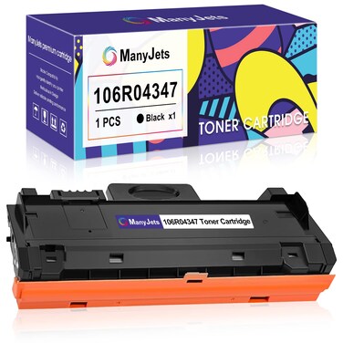 ManyJets 106R04347 Compatible Toner Cartridge Replacement for Xerox B205 B210 B215 B205NI B210DNI B215DNI Printer 106R04347 106R04346 Black Toner Cartridge (3,000 Pages, Black, 1-Pack)
