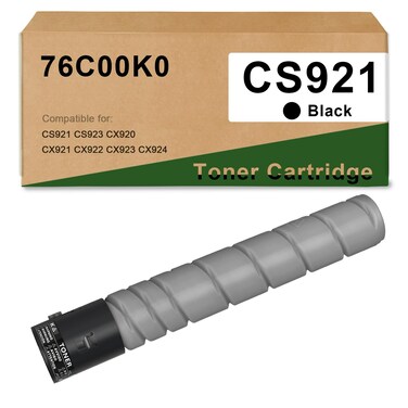Allton CS921 Black Toner Cartridge Compatible for 76C00K0 Black Toner Replacement for Lexmark CS921 CS923 CX920 CX921 CX922 CX923 CX924 Printers(1-Pack)