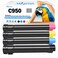 SkyPrint C950X2KG C950X2CG C950X2MG C950X2YG Toner Cartridge Replacement for C950 X950 C952 X952 X954 C950de X952dte X950de X954dhe Printers 32,000 Pages