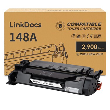 LinkDocs 148A Toner Cartridge Compatible for HP 148A W1480A 148X W1480X Toner Cartridge Used with HP Laserjet Pro 4001n 4001dn 4001dw MFP 4101fdn MFP 4101fdw Printer