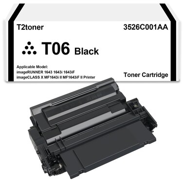 T06 Toner Cartridge Remanufactured 3526C001AA Replacement for imageRUNNER 1643 1643i 1643iF / imageCLASS X MF1643i II MF1643iF II Printer