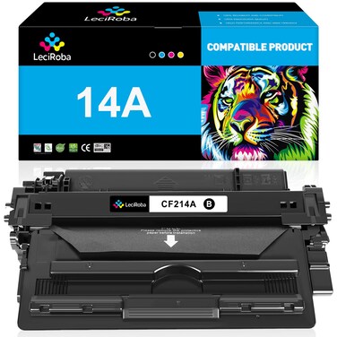 LeciRoba 14A Black Toner Cartridge Replacement for HP 14A CF214A for HP Laserjet Enterprise 700 M712 M712n M712dn M712xh, Laserjet Enterprise MFP M725 M725dn M725f M725z M725z+ Printer (1-Pack)