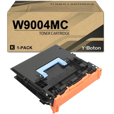 YiBoton W9004MC XL Black Toner Cartridge [with New Chip] Compatible for Managed E60155dn E60165dn E60175dn E60055dn E60065dn E60075dn MFP E62655 E62665 E62675 Printer