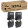 UEESLH TK5242 TK-5242 Toner Cartridge Compatible Replacement for Kyocera TK 5242 TK-5242K 1T02R70US0 for ECOSYS P5026cdn P5026cdw M5526cdn M5526cdw Printers 4,500 Pages 2 Pack