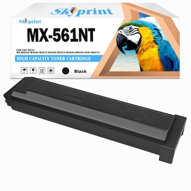 MX561 MX-561NT Black Toner Cartridge Replacement for Sharp MX-M2630 M3050 M3070 M3550 M3570 M4050 M5050 M6050 M6070 Printer