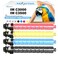 SkyPrint 4-Pack IMC3000 IMC3500 Toner Cartridge Replacement for Ricoh Lanier Savin IM C3000 IM C3500 Printer.Black Cyan Magenta Yellow