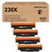 ZHINGUAN (with Chip) Remanufactured 230X W2300X W2301X W2303X W2302X Toner Cartridge Works for Pro 4203dw 4203dn MFP 4303dw 4303fdn 4303fdw Printers (4-Pack)