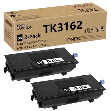 UEESLH Compatible TK 3162 TK3162 Toner Cartridge Replacement for Kyocera TK3162 TK-3162 for ECOSYS P3055dn P3045dn P3050dn P3060dn Printers 13,000 Pages 2 Pack