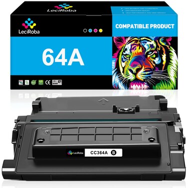 LeciRoba 64A Toner Cartridge Replacement for HP 64A CC364A Black Toner Cartridge for Laserjet P4014 P4014dn P4014n P4015 P4015dn P4015n P4015tn P4015x P4515 P4515n P4515tn P4515x Series (1-Pack)