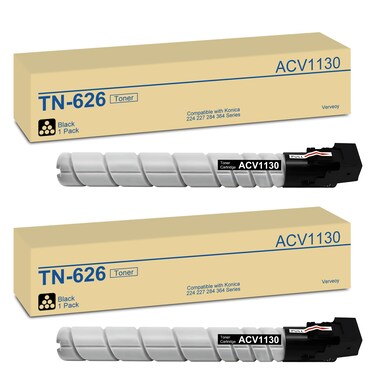 TN626K TN328K TN628K ACV1130 High Yield Toner Cartridge Replacement for Konica Minolta TN626 TN328 TN628 Black Toner Cartridge for bizhub C250i C300i C450i C550i C650i Printer (ACV1130, 2-Pack)