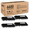 4 Pack Compatible 106R02228 106R02225 106R02226 106R02227 High Yield Toner Cartridge Replacement for Xerox Phaser 6600 Workcenter 6605 Toner Cartridge (1 Black 1 Cyan 1 Magenta 1 Yellow).