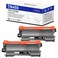 TN450 Black Toner Cartridge Replacement for Brother TN-450 TN420 TN-420 Toner for HL-2270DW HL-2230 HL-2240D HL-2280DW MFC-7360N MFC-7860DW DCP-7065DN Intellifax 2840 2940 Printer - 2 Pack