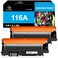 LeciRoba 116A W2060A Black Compatible Toner Cartridge Replacement for HP 116A W2060A for HP Color Laser 150 Series, Color Laser MFP 178, 179 Series Printer (2-Pack, Black)